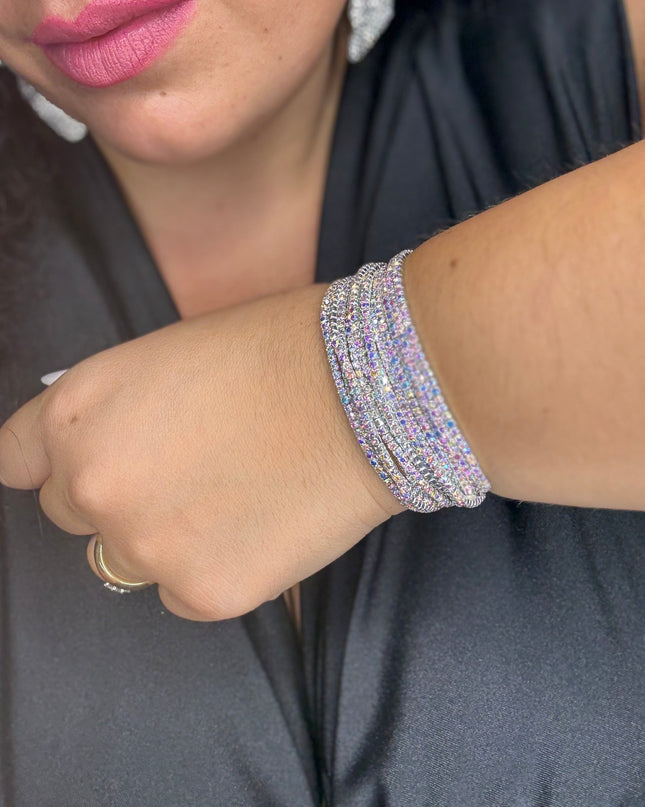 Set di 12 bracciali SILVER