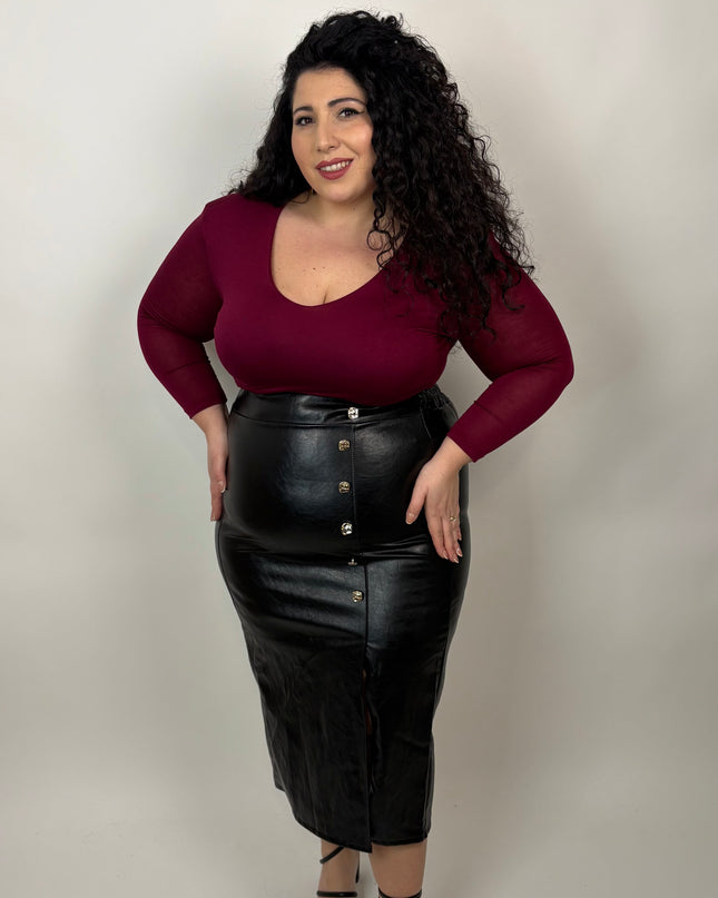 Gonna in Ecopelle Martina