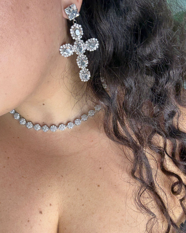 Orecchini Croce Silver