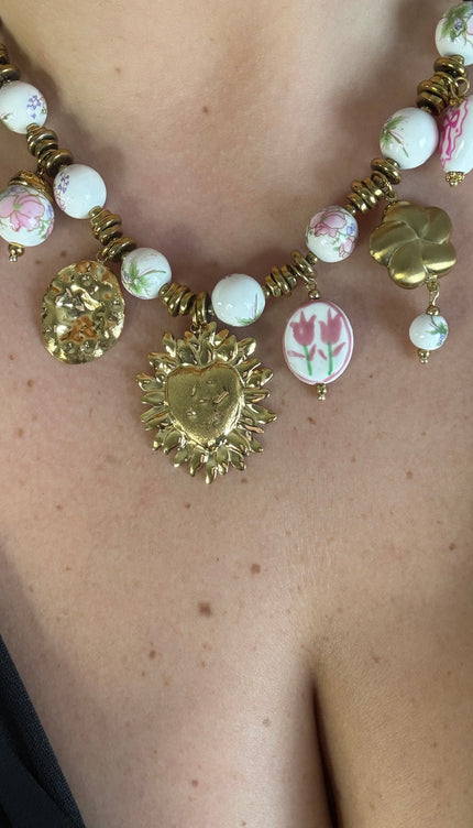 Collana Heart Ninfea
