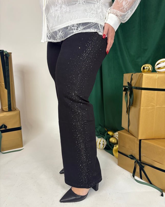 Jeans Lady Strass Zampa