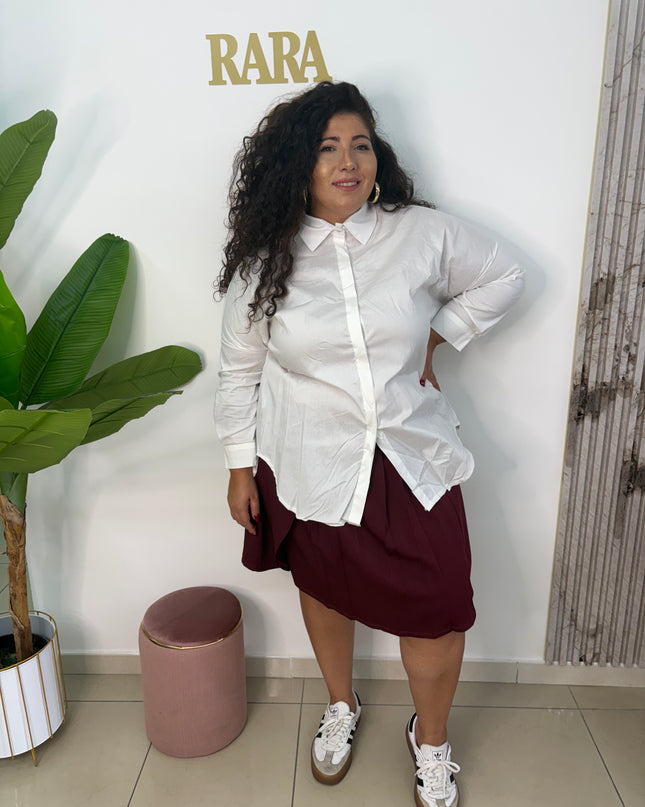 Camicia 100%cotone White