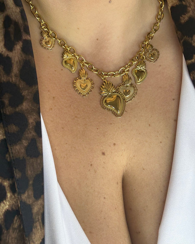 Collana cuore sacro