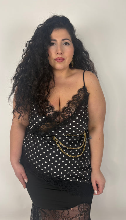 Top Trasversale Pois e Pizzo