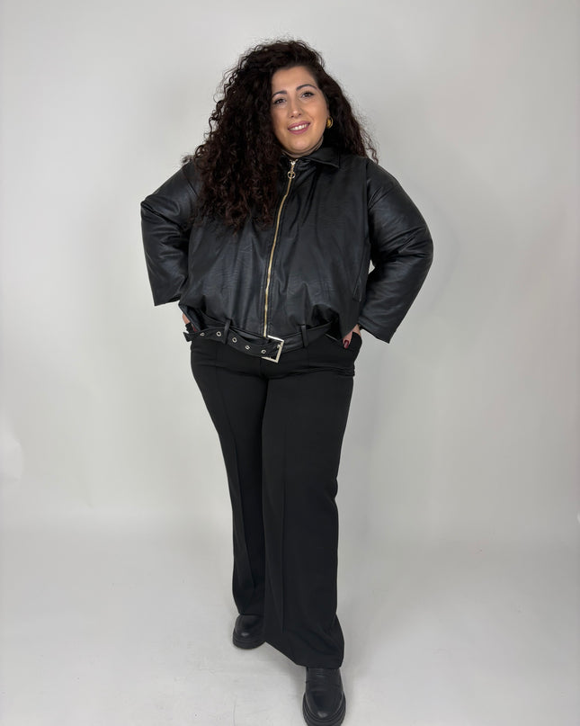 Bomber in Ecopelle imbottito