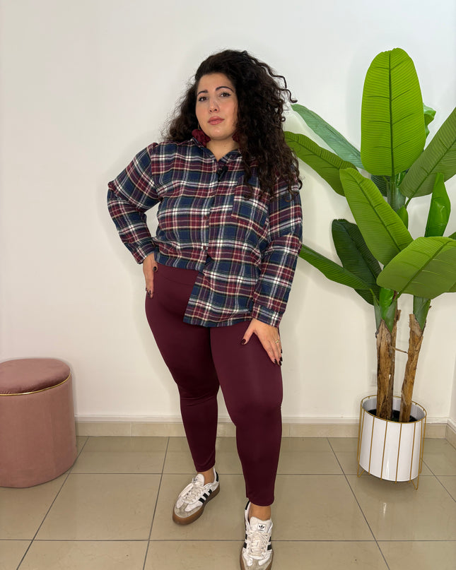 Leggins Modellante Bordeaux