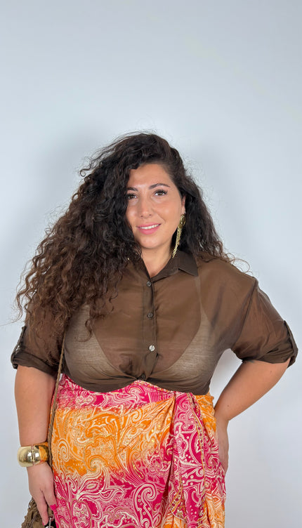 Camicia Simil Organza