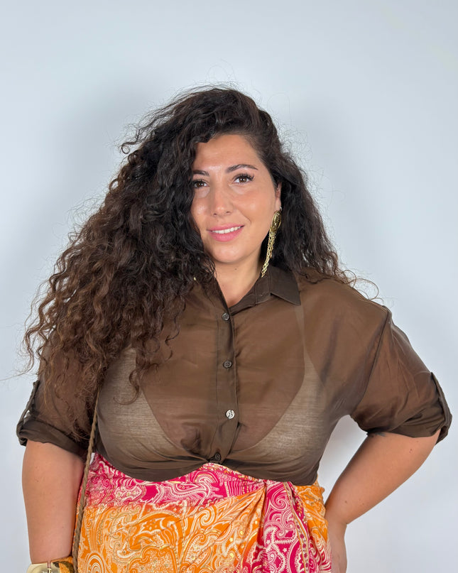 Camicia Simil Organza