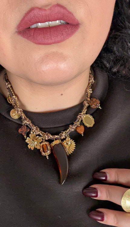 Collana Miele con Charms