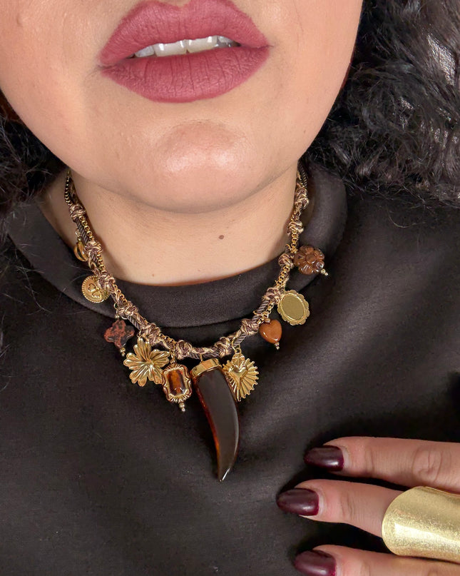 Collana Miele con Charms