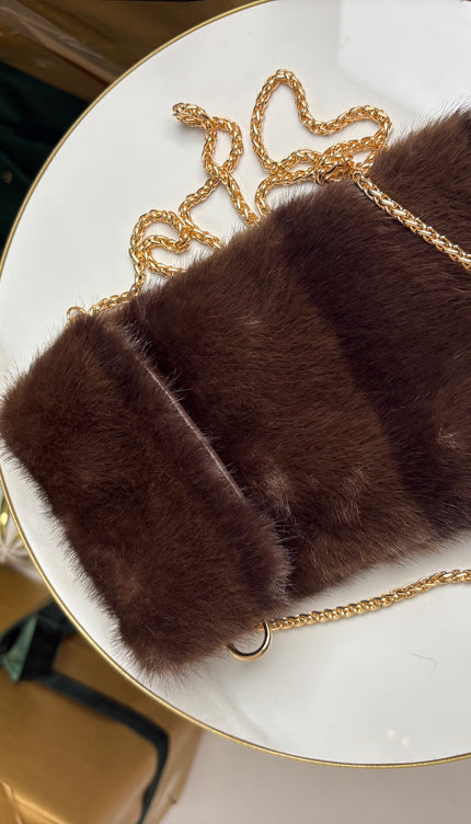 Porta Cellulare Pelliccia