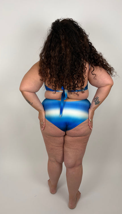 Costume con Copricostume Holiday Blu Oceano
