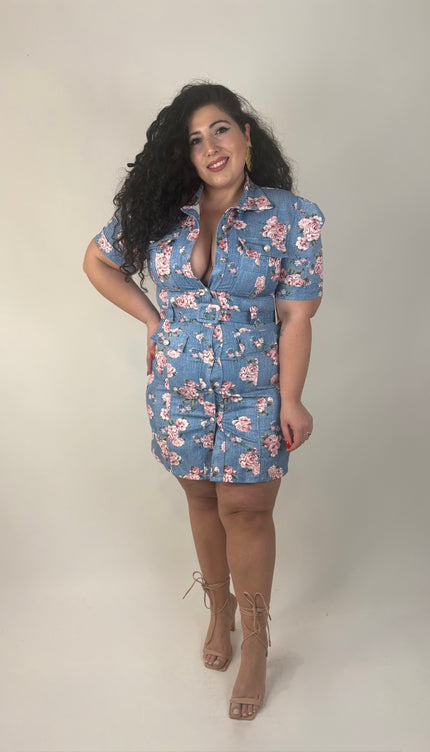 Abito Carlotta Fake Denim