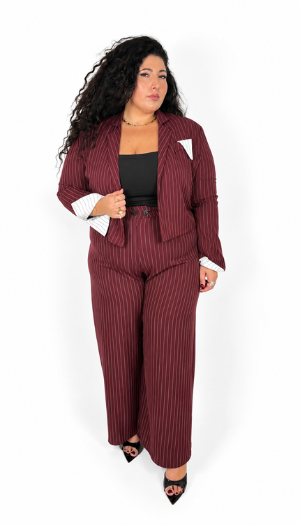 Tailleur Gessato Nicole
