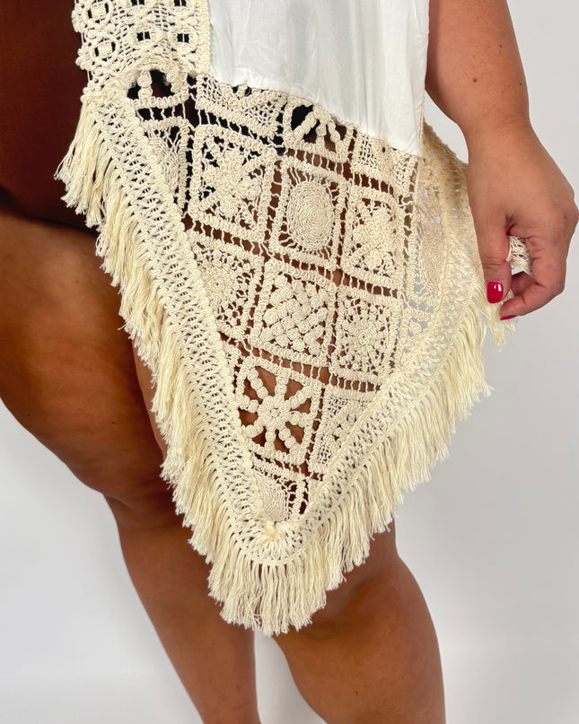 Kimono Macrame’ e Cotone