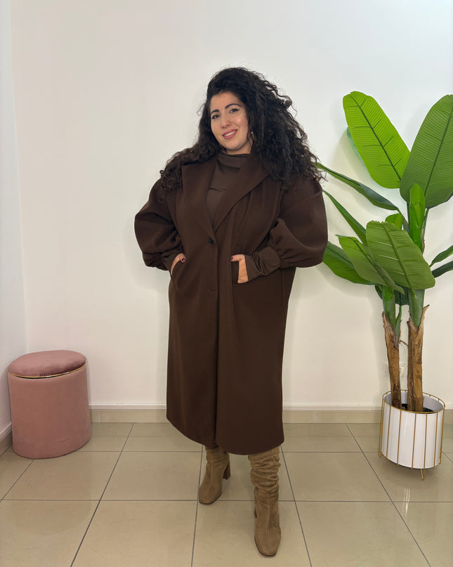 Cappotto Lungo UniBallon Brown