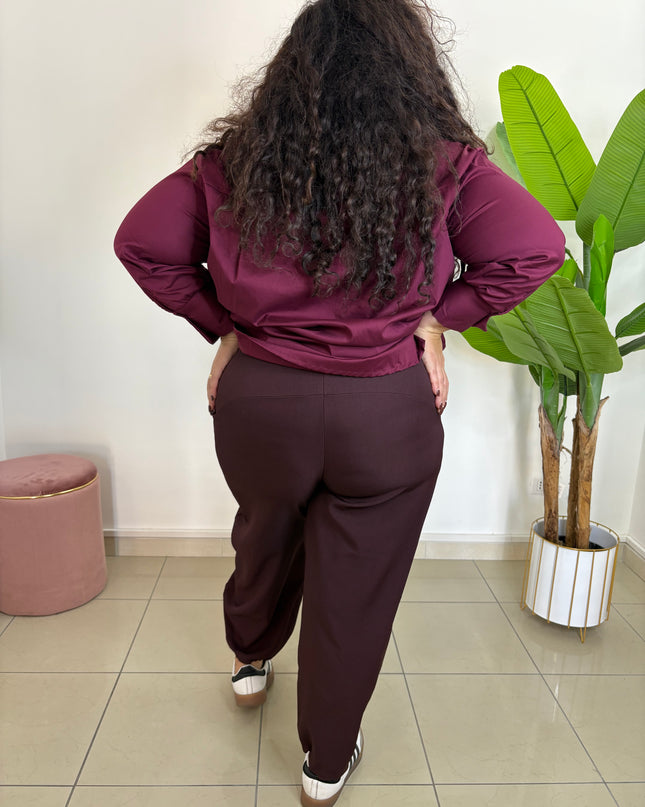 Pantalone Scozia Bordeaux