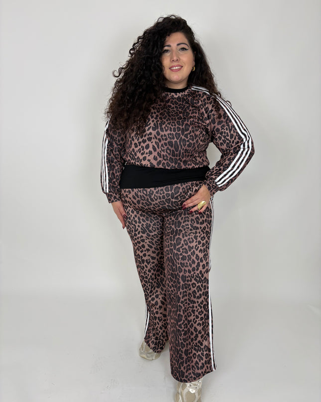 Pantatuta Leopardato Striscia White