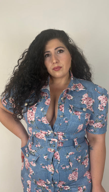 Abito Carlotta Fake Denim