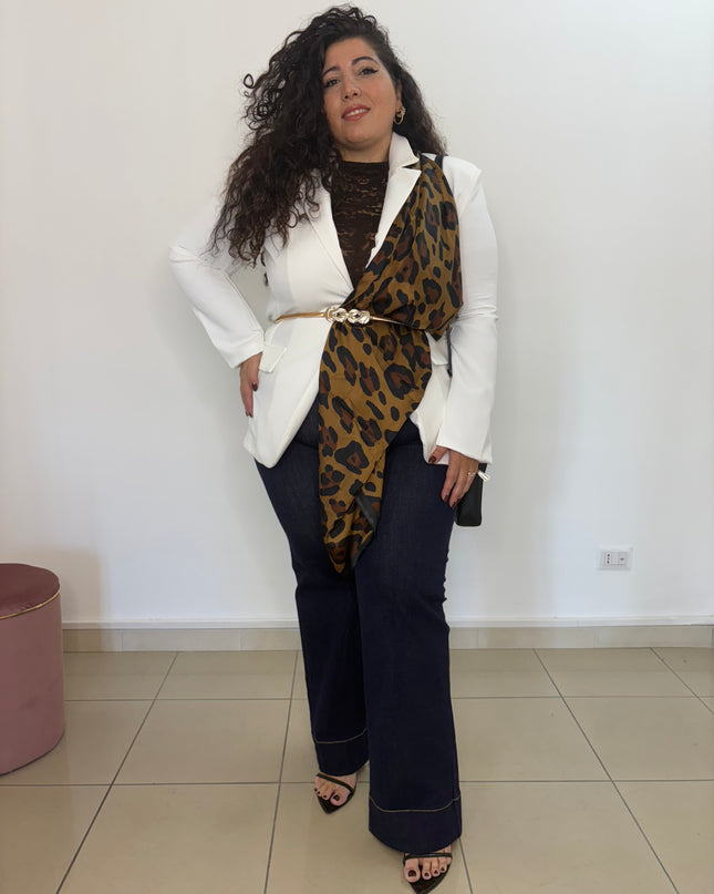 Foulard Leopard maxi